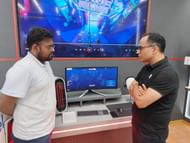 Sportskeeda's Suryadeepto in conversation with Atul Mehta, Senior Director and General Manager at Dell (Image via Sportskeeda)